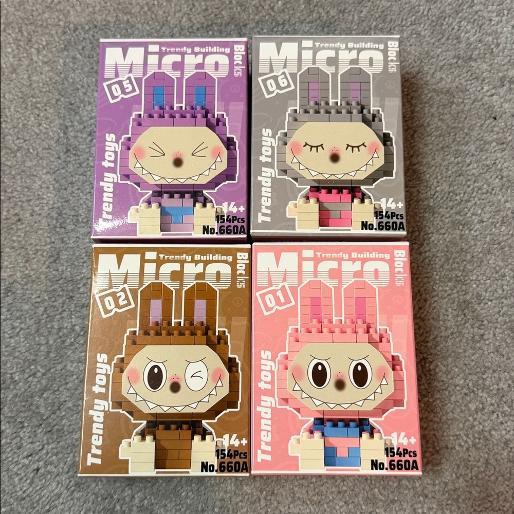 Micro Trending Building Blocks: Labubu The Monster Set